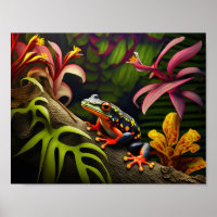 Red eyed dart frog