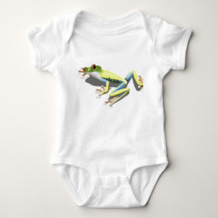Red Eyed Frog Baby Bodysuit