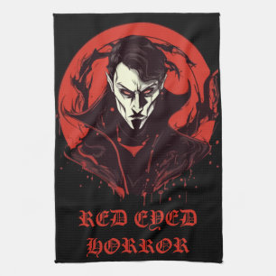 Red-Eyed Horror Tea Towel