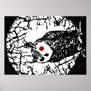 Red Eyed Owl Poster