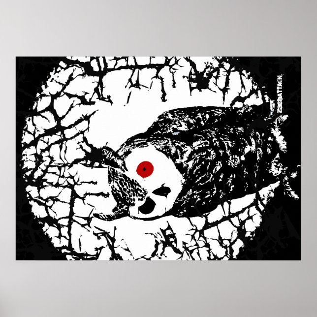 Red Eyed Owl Poster (Front)