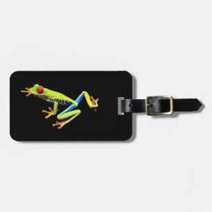 Red Eyed Painted Tree Frog Luggage Tag