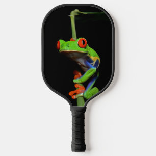 Red Eyed Painted Tree Frog Pickleball Paddle