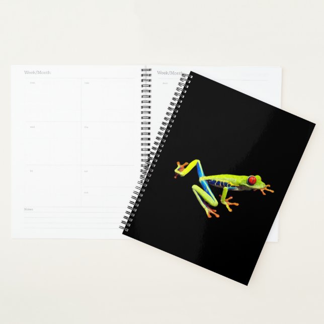 Red Eyed Painted Tree Frog  Planner (Display)