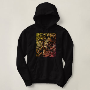 Red-Eyed Ravens – Mysterious Gothic Wildlife Hoodie