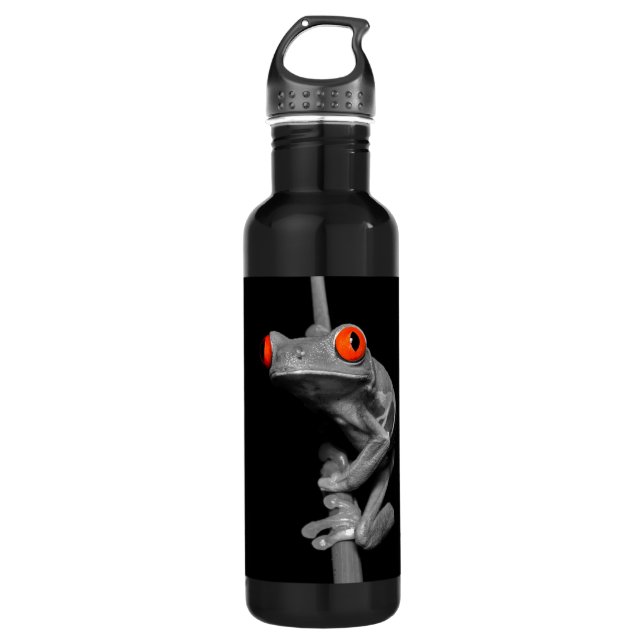 Red Eyed Tree Frog 710 Ml Water Bottle (Front)