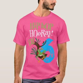 Red Eyed Tree Frog Birthday Shirt For 6 Year Old P