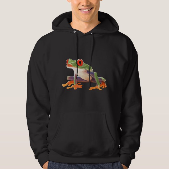 Red-eyed Tree Frog Clothing Apparel Agalychnis cal Hoodie (Front)