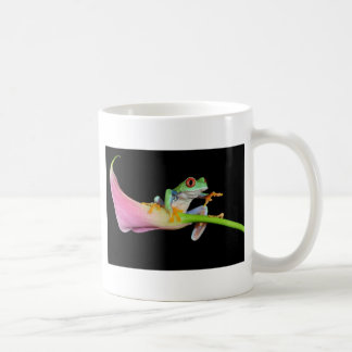 red eyed tree frog coffee mug