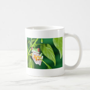 red eyed tree frog coffee mug