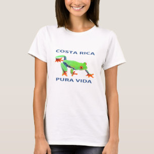 Red eyed tree frog Costa Rica Vida T-Shirt