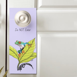 Red Eyed Tree Frog Door Hanger