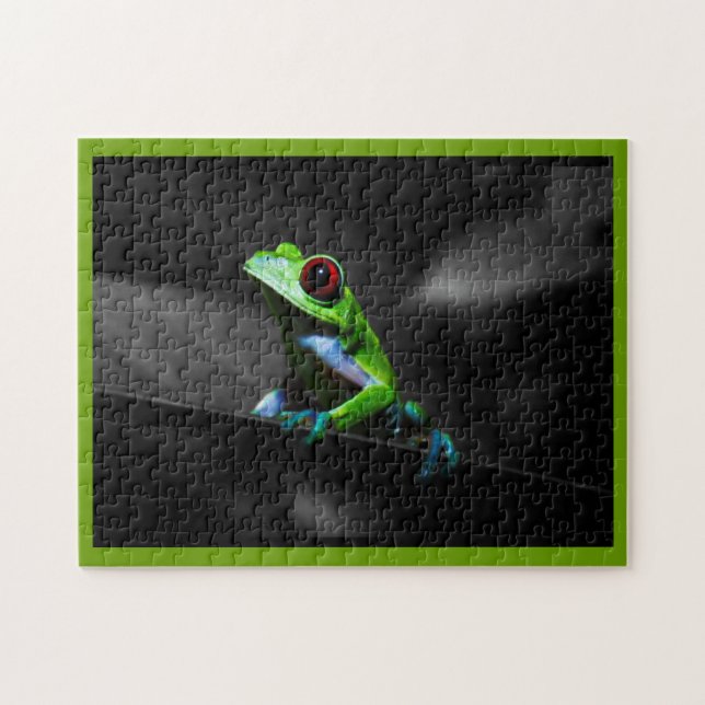 Red Eyed Tree Frog III Jigsaw Puzzle (Horizontal)