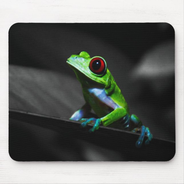 Red Eyed Tree Frog III Mouse Mat (Front)