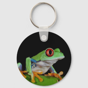 red eyed tree frog key ring