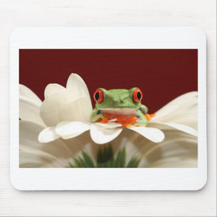 red eyed tree frog mouse mat