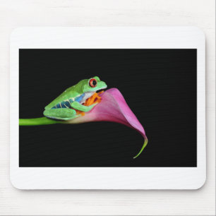 red eyed tree frog mouse mat