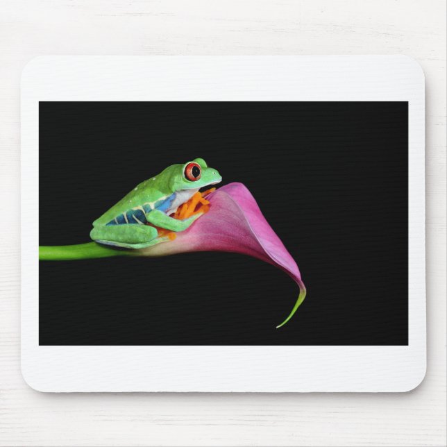 red eyed tree frog mouse mat (Front)