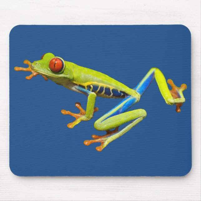 Red eyed tree frog mouse mat (Front)