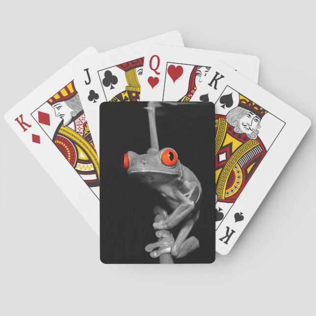 Red Eyed Tree Frog Playing Cards (Back)