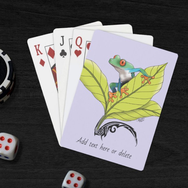 Red Eyed Tree Frog Playing Cards (Creator Uploaded)