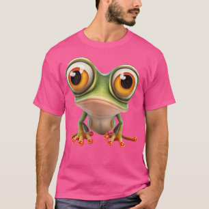 Red Eyed Tree Frog Rainforest Amphibian Green Body T-Shirt