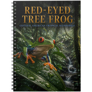 Red-Eyed Tree Frog Rainforest ANIMALS Notebook