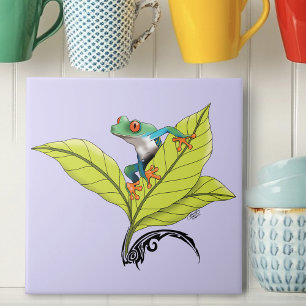 Red Eyed Tree Frog Tile