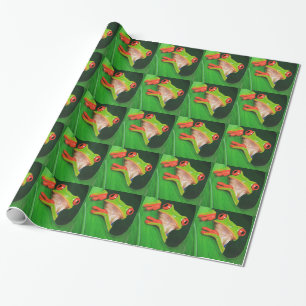Red Eyed Tree Frog Wrapping Paper