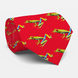 Red eyed tree frogs tie
