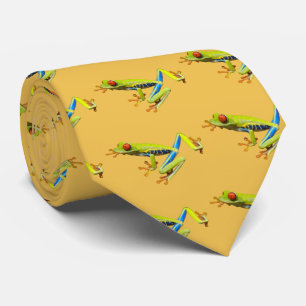 Red eyed tree frogs tie