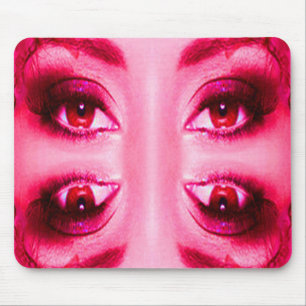 Red Eyes Mouse Mat