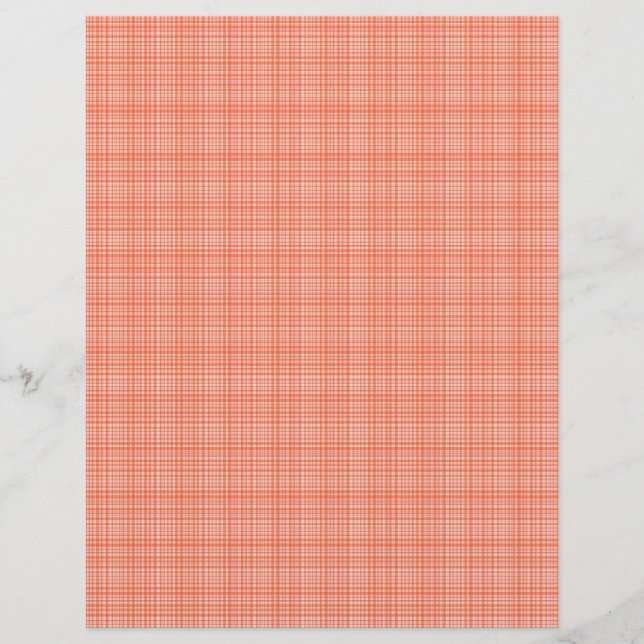 Red fabric scrapbook paper design (Front)