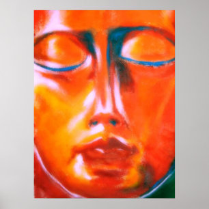 Red Face Poster