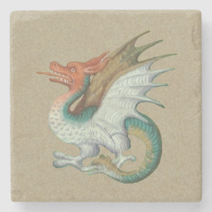 Red-Faced Dragon Stone Coaster