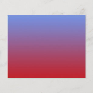 Red fading to Blue Colours, simple design.