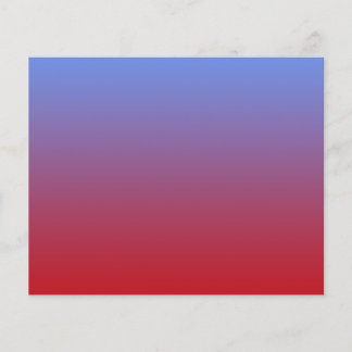 Red fading to Blue Colours, simple design.