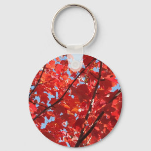 Red Fall Key Ring