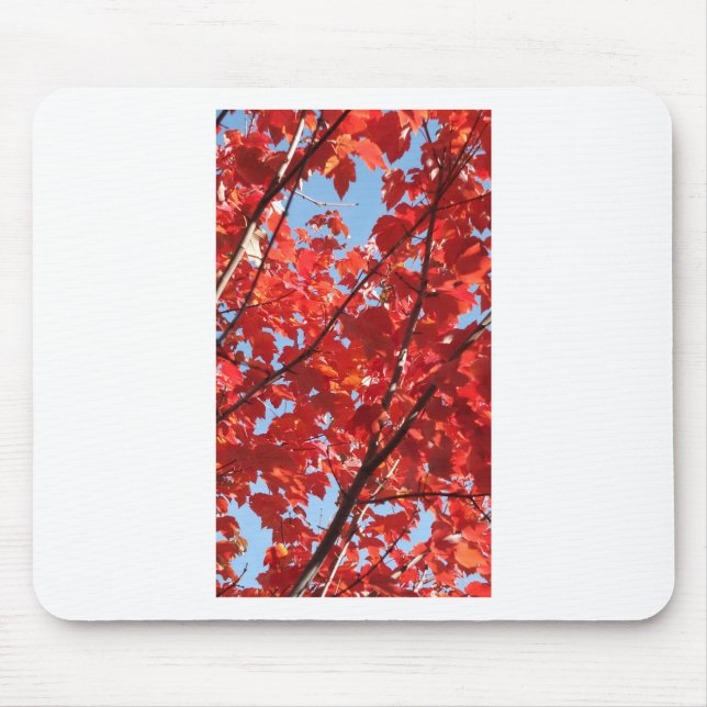Red Fall Mouse Mat (Front)