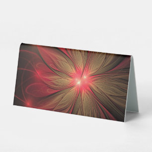Red fansy fractal flower