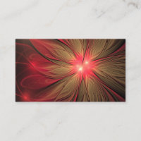 Red fansy fractal flower 