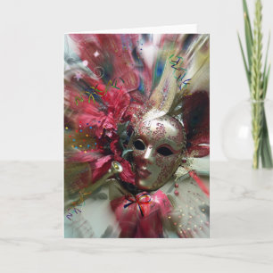 Red Fantasy Angel Card