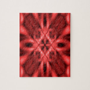 Red fantasy pattern jigsaw puzzle