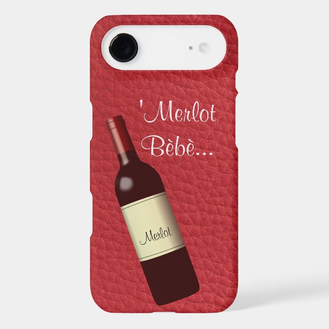 Red Faux Textured Leather (Back)