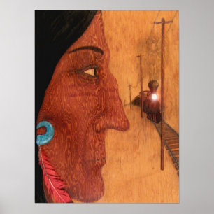 Red Feather Poster