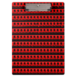 Red Fence Clipboard
