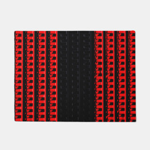 Red Fence Doormat