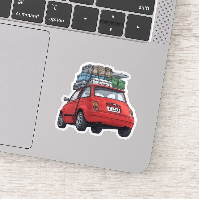 Red Fiat Car  (Detail)