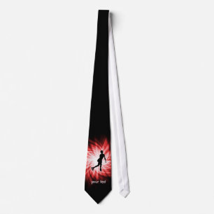 Red Figure Skating Tie