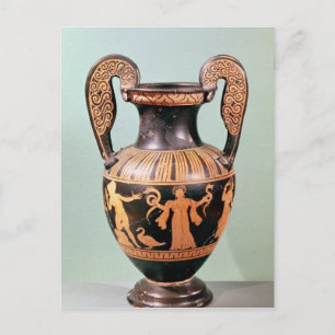 Red-figure volute krater postcard